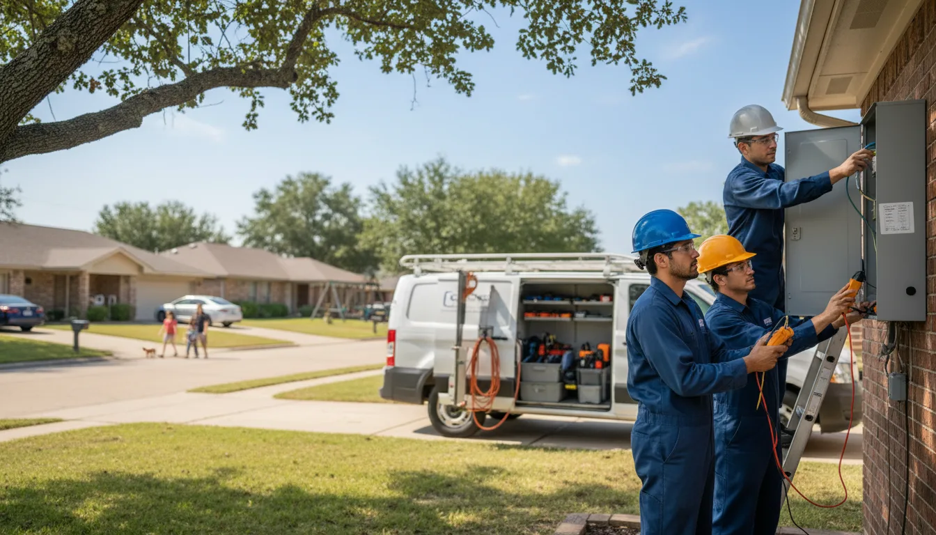 Certified electrician providing emergency electrical services in Burtrum, MN